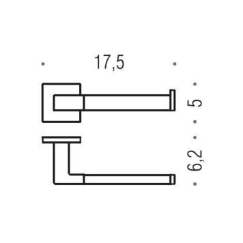 Colombo Basic Q Держатель туалетной бумаги, DX, цвет: хром-1