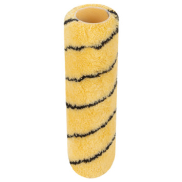 Ролик полиакриловый, бежевый с черной полоской, диам. 40/61 мм; ворс 10,4 мм, 230 мм-3