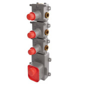 Fima Carlo Frattini Fimathermbox F2463 Внутренняя часть встраиваемого термостатического смесителя для душа, 3 источника. F2463