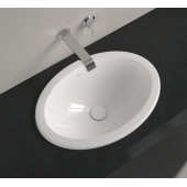 Раковина, Villeroy Boch, Loop Friends, шгв 570-410-205, отверстия для смесителя-отсутствуют, CeramicPlus, цвет-альпийский белый