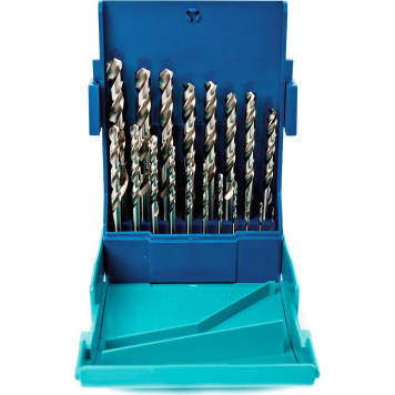 Набор сверл Heller по металлу белые HSS Super-Pro (1-10) (19 шт)