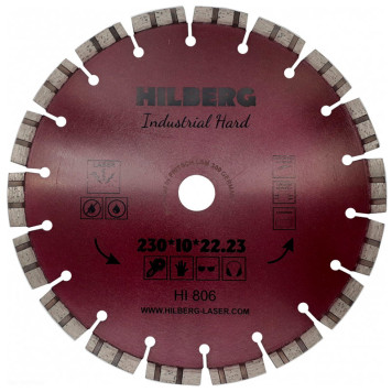 Диск алмазный Hilberg 230*22.23 Industrial Hard HI806-1
