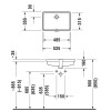 Duravit Vero Раковина встраиваемая снизу, цвет: белый. 0330480000