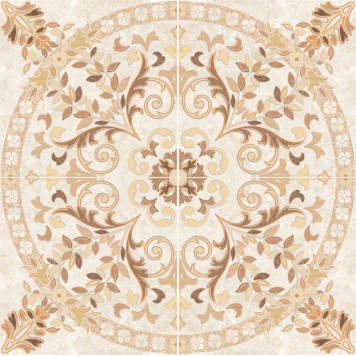Pompei Панно напольное светло-бежевое (PY6R304) 84x84