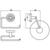Emco Polo Держатель туалетной бумаги без крышки, подвесной, цвет: хром