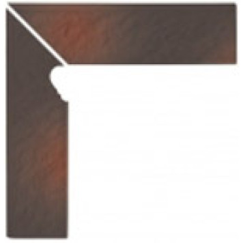 Shadow brown cokol schodowy 3-d LEWY 30x8 10шт