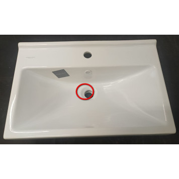 SaleAQFST60SLWB01 Sanita Lux Раковина мебельная Fest 605х403х219(60) мм, с отв. под смес., с отв. пе SaleFST60SLWB01_1010