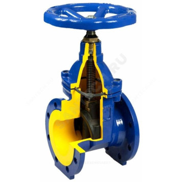 Задвижка чуг аналог МЗВ Ду200 Ру10 70C Zetkama 111D200B57-1