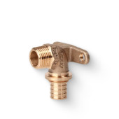 Угольник настенный РЕХАУ с наружной резьбой 20-R 1/2 RX+