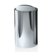 Decor Walther DW 121 Корзина для белья 35xh58см, напольная, цвет: сталь полированная. 0610770