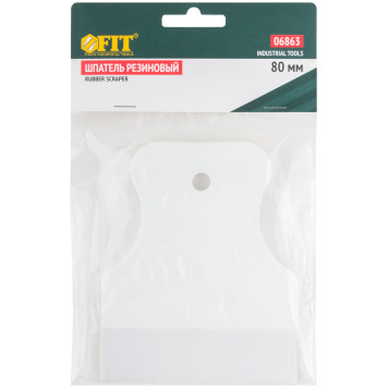 Шпатель резиновый белый 80 мм-2