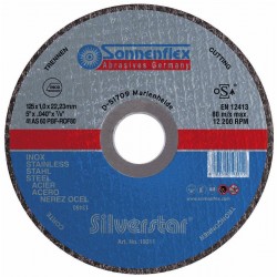 Абразивный отрезной диск Sonnenflex Silverstar 125x2,5x22,23 AS36RBF F41 SiS STEEL (00192)