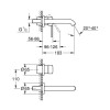 Смеситель для раковины GROHE Essence+, темный графит матовый (19408AL1)