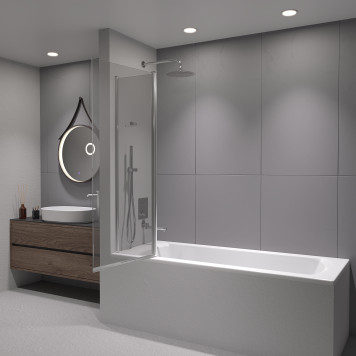 Шторка на ванну RGW SC-11-2