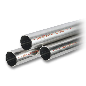 Системная труба NiroTherm 28x0,8, в штангах 3 м, нержавеющая сталь, 9150