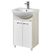 1A2108K1BAC20 Набор: 1A210801BAC20 Тумба-умывальник Бекка 50/ 1WH207781 Раковина Смайл 50 1A2108K1BAC20