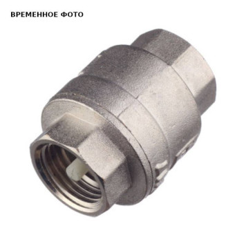 Клапан обратный ВВ 1 OPTIMAL пружинный с металлическим затвором, никелированный