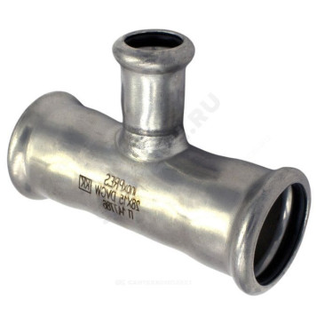 Тройник перех нерж AISI316L Дн35х22х35 пресс Inoxpres RM 192035022.