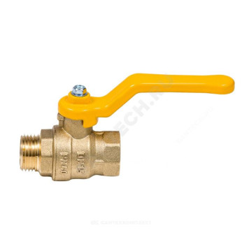 Кран шар лат газ Эксперт Ду25 Ру40 м/р полн рыч Dist 223Р-2