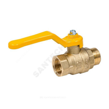 Кран шар лат газ Эксперт Ду32 Ру40 м/р полн рыч Dist 224Р-5