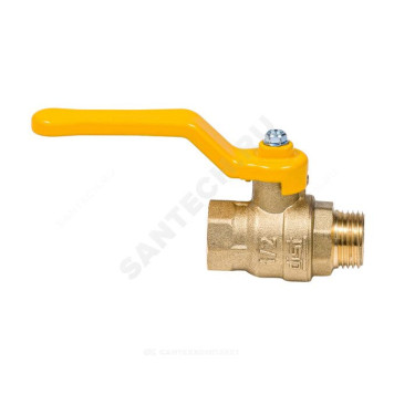 Кран шар лат газ Эксперт Ду32 Ру40 м/р полн рыч Dist 224Р-6