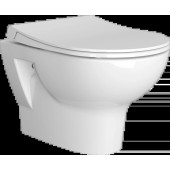 5795B003-6077 Комплект: Безободковый подвесной унитаз VitrA Zentrum + тонкое дюропластовое сиденье микролифт 5795B003-6077