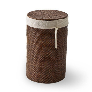 Decor Walther Basket Корзина для белья, напольная, цвет: ротанг темный. 0936592