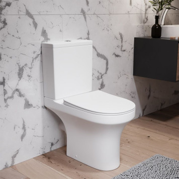 DX35C8600SC Унитаз-компакт безободковый, с сиденьем микролифт-1