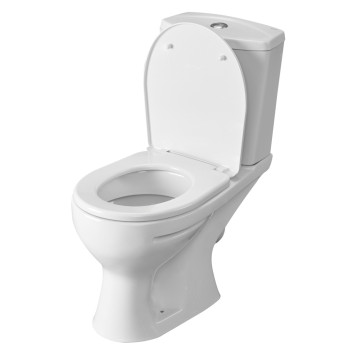 1P4013S0000BF Унитаз-компакт Ультра белый, сидение полипропилен (арт. 188013S0020B0), кос вып 1.P401.3.S00.00B.F