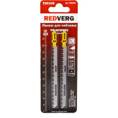 Пилка для лобзика REDVERG по дереву, ДСП T301CD быстрый рез, HCS (2шт )(820051)