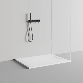 Salini Oasi Поддон 90х90х3cм, с сифоном, S-Stone, цвет: белый матовый-4