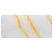 Ролик сменный полиакриловый белый с желтой полосой миди, диам. 30/54 мм; ворс 12 мм, 100 мм