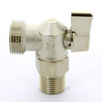 Кран шаровой для стиральных машин никелированный ITAP 1/2 х3/4-3