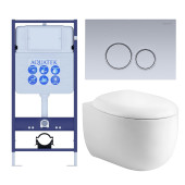 SET AQUATEK АЛЬТАИР-019 4в1 (рама AQUATEK Standard INS-0000012+крепеж KKI-0000002+клавиша KDI-0000019+унитаз АЛЬТАИР AQ1980-00 с тонким сиденьем soft- SET AQUATEK АЛЬТАИР cm-019 4в1