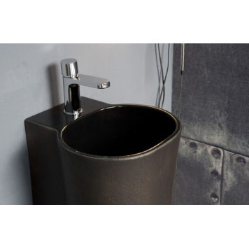 Azzurra Nativo Раковина подвесная 35x37x62 см, 1 отв., с креплением, цвет: Bianco lucido-3