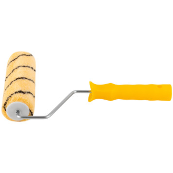 Валик полиакриловый, бежевый с черной полоской, диам. 40/61 мм; ворс 10,4 мм, 180 мм-3