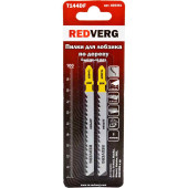 Пилка для лобзика REDVERG по дереву, ДСП T144DF быстрый рез, BIM (2шт)(820361)
