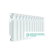 Rifar Monolit 350 12 секций, боковое подключение (белый)