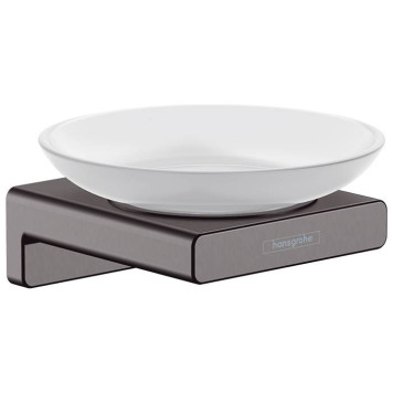 Hansgrohe AddStoris Мыльница, цвет: шлифованный черный хром. 41746340