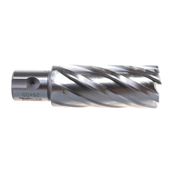 Сверло корончатое по металлу MESSER HSS 55L x 26-2