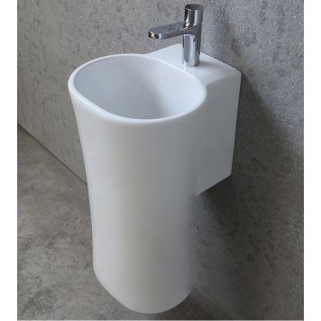 Azzurra Nativo Раковина подвесная 35x37x62 см, 1 отв., с креплением, цвет: Bianco lucido-1