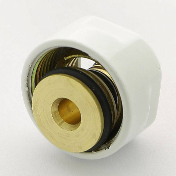 Соединитель Carlo Poletti для м/п трубы 16,2х2,6 с цилиндрической гайкой цвет белый-3