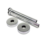 Комплект трубок SR Rubinetterie 15х1,0 с наружной резьбой 1/2х15 с круглыми отражателями, цвет хром A491-1500CE15