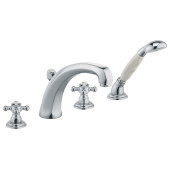 Kludi 51 524 0520 1926 Смеситель на борт ванны, на 4 отв., керамика 180°, Комплект 515240520