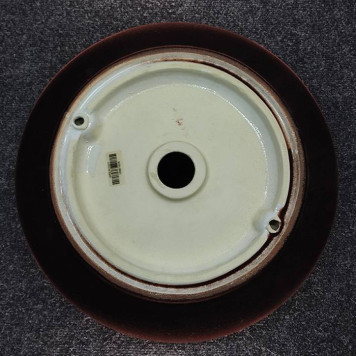 ArtCeram Cognac Раковина 42 см, без отв., накладная, без слив-перелива, цвет: белый / testa di moro-5