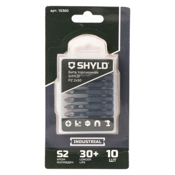 Бита SHYLD торсионная PZ2х50 (10шт.)(10360)