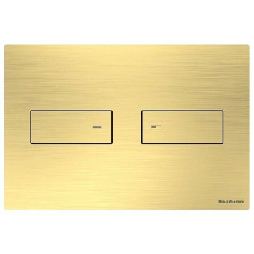 Клавиша смыва, Artceram, Inox 710, для унитаза, шгв 245-5,5-165, цвет-Gold