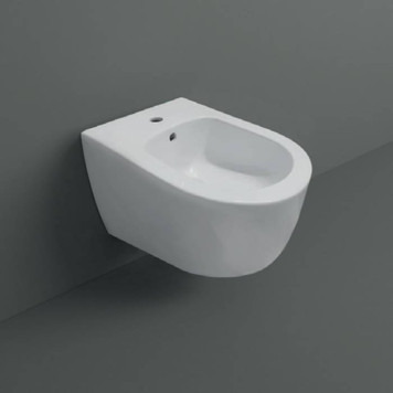 Simas Trevi Биде подвесное 56.5х37.5 см, с 1 отв., цвет: белый матовый. F85, TRV19bi matt