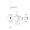 Nicolazzi Termostatico Запорный вентиль 3/4 rdquo;, цвет: хром