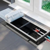 Конвектор Wilma Vitron внутрипольный с естественной конвекцией ширина 260мм глубина 75мм длина 1000мм 2хтрубный теплообменник